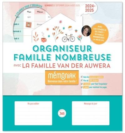 Emprunter Organiseur Famille nombreuse avec la famille Van Der Auwera. Edition 2024-2025 livre