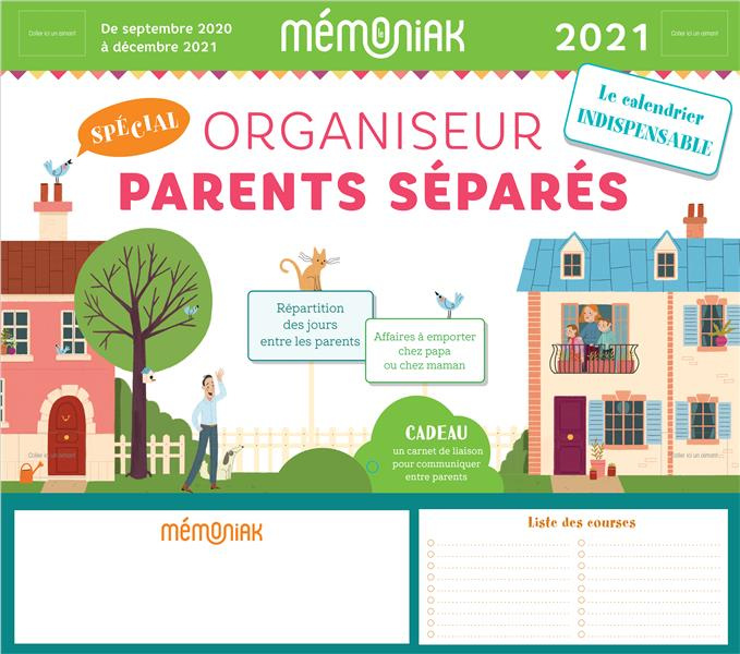 Emprunter Organiseur spécial parents séparés. Avec 1 stylo-feutre, 2 trombones, 1 pochette, 8 aimants, Edition livre