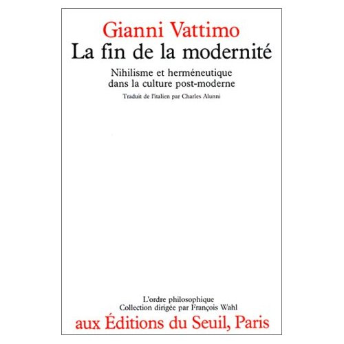 Emprunter La fin de la modernité. Nihilisme et herméneutique dans la culture post-moderne livre