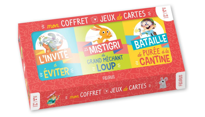 Emprunter MES 3 JEUX DE CARTES (LE MISTIGRI DU GRAND MECHANT LOUP / BATAILLE DE PUREE A LA CANTINE / L INVITE livre