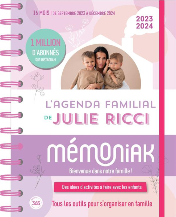 Emprunter L'agenda familial mensuel de Julie Ricci. Edition 2023-2024 livre