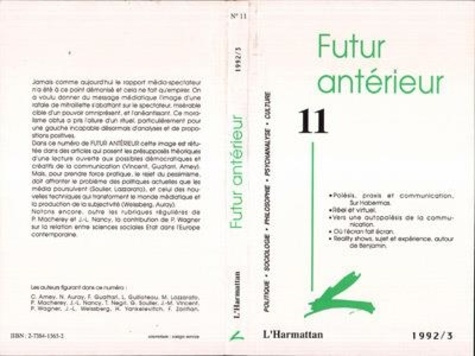 Emprunter Futur Antérieur 11. 11 livre