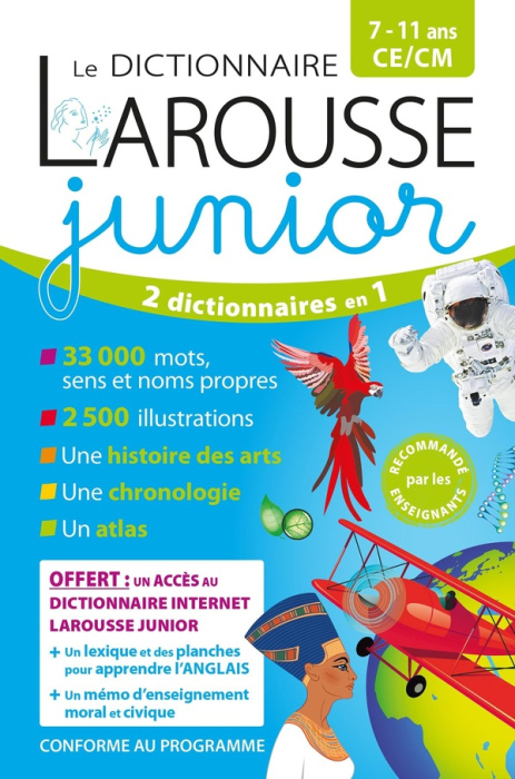 Emprunter Le dictionnaire Larousse Junior CE/CM 7-11 ans livre