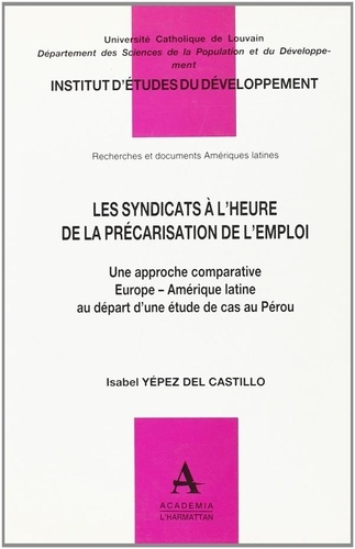 Emprunter LES SYNDICATS A L'HEURE DE LA PRECARISATION DE L'E livre