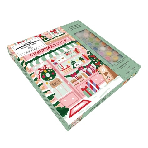 Emprunter Mon kit Jolie boutique de Noël. Peinture au numéro. Coffret avec votre illustration à peindre, un de livre