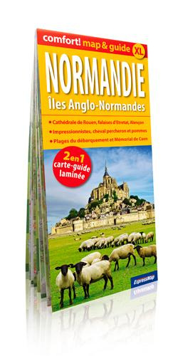Emprunter Normandie Iles Anglo-Normandes. 1/350 000 livre