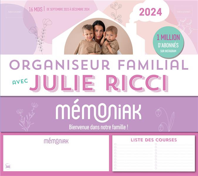 Emprunter Organiseur familial avec Julie Ricci Mémoniak livre