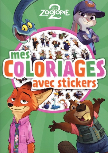 Emprunter Mes coloriages avec stickers Zootopie 2 livre