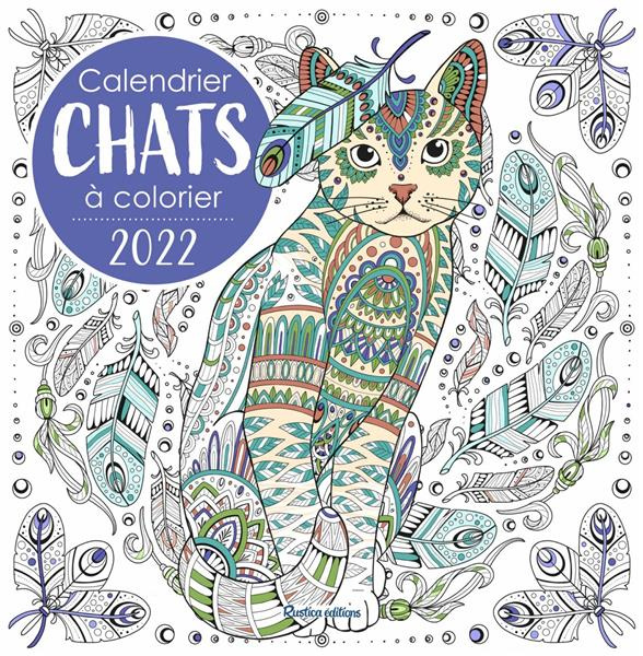 Emprunter Calendrier Chats à colorier. Edition 2022 livre