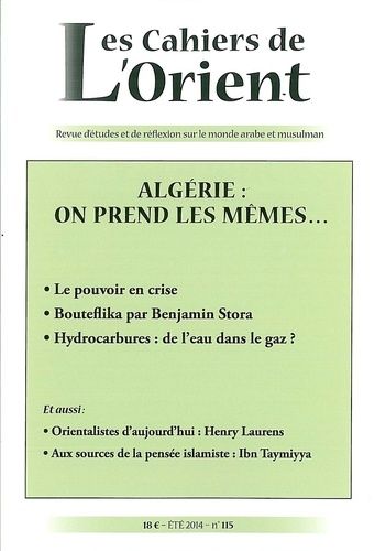Emprunter Les Cahiers de l'Orient N°115 : Algérie : on prend les mêmes... livre