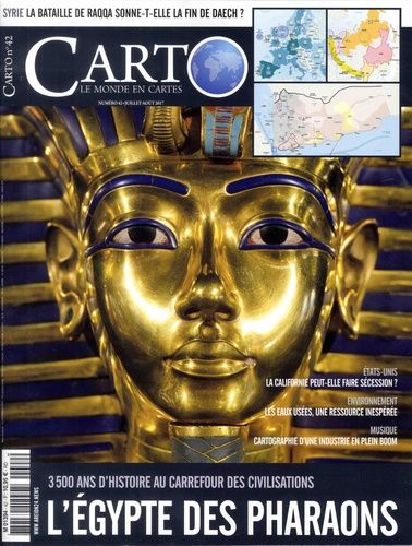 Emprunter Carto N° 42, Juillet-août 2017 : L'Egypte des pharaons. 3 500 ans d'histoire au carrefour des civili livre