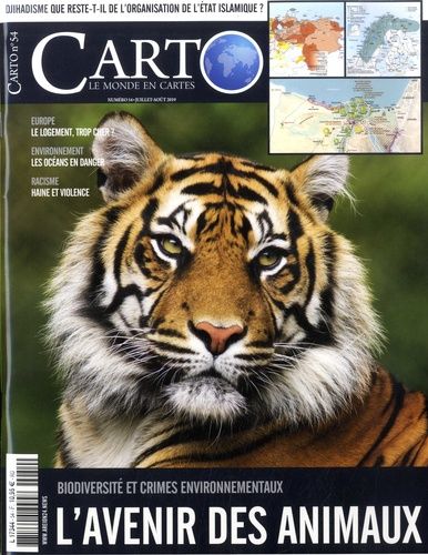 Emprunter Carto N° 54, juillet-août 2019 : L'avenir des animaux. Biodiversité et crimes environnementaux livre