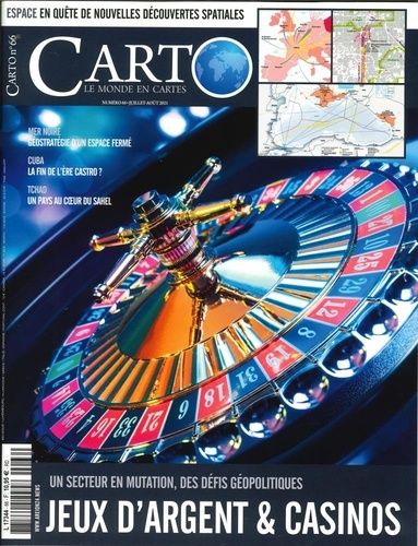 Emprunter Carto N° 66, juillet-août 2021 : Jeux d'argent & casinos. Un secteur en mutation, des défis géopolot livre