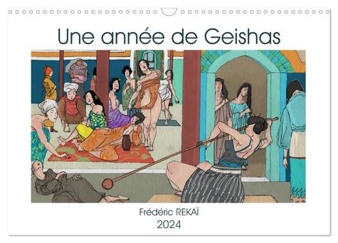 Emprunter Une année de Geishas (Calendrier mural 2024 DIN A3 vertical), CALVENDO calendrier mensuel. Un voyage livre