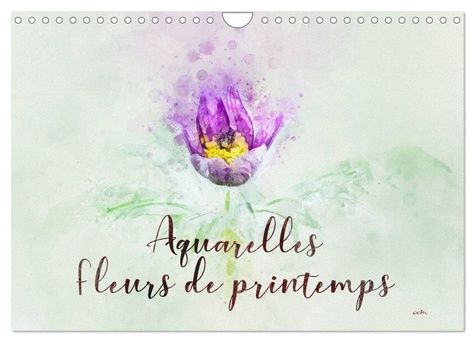 Emprunter Aquarelles fleurs de printemps (Calendrier mural 2024 DIN A4 vertical), CALVENDO calendrier mensuel. livre