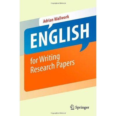 Emprunter English for writing research papers livre