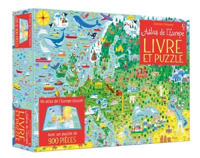 Emprunter Atlas de l'Europe. Livre et puzzle livre