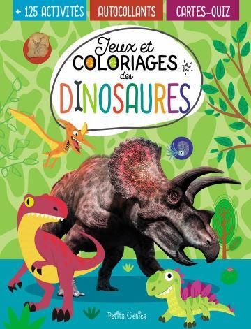 Emprunter Jeux et coloriages des dinosaures livre