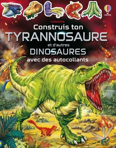 Emprunter Construis ton tyrannosaure et d'autres dinosaures avec des autocollants livre