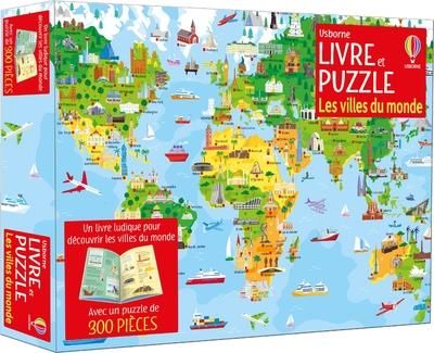 Emprunter Livre et Puzzle Les villes du monde. Avec 1 livre et 1 puzzle de 300 pièces livre