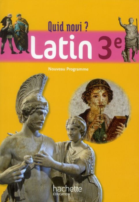 Emprunter Latin, 3e, Quid novi ? Edition 2012 livre