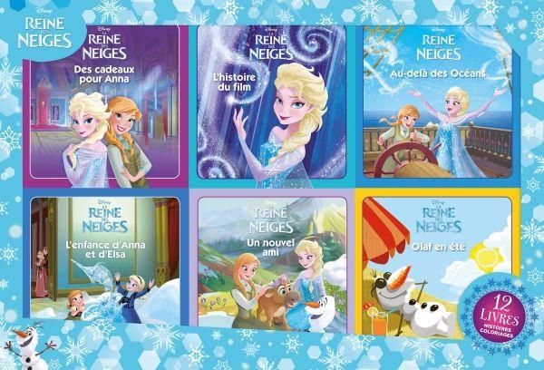 Emprunter La Reine des Neiges. 12 livres : 6 histoires + 6 coloriages livre