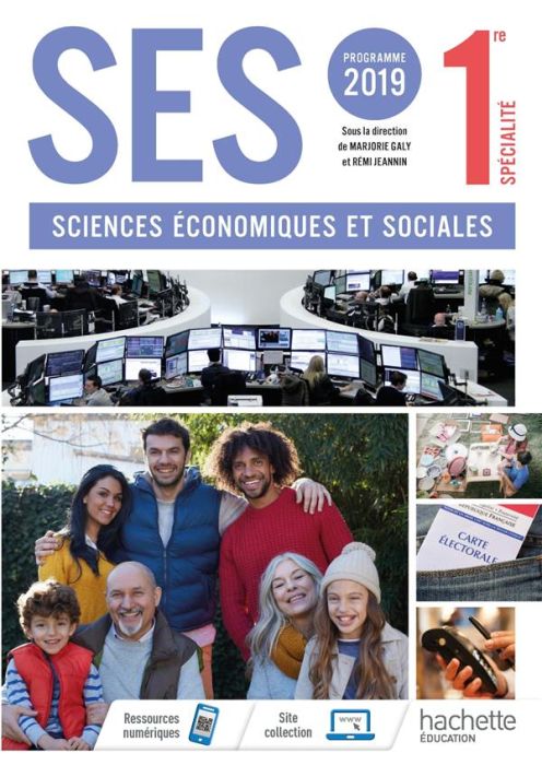 Emprunter Sciences économiques et sociales 1re spécialité. Edition 2019 livre
