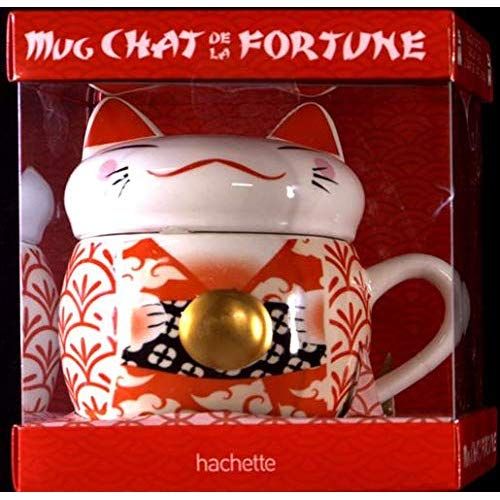 Emprunter Mug chat de la fortune. Avec 1 mug et 1 carnet de compte japonais livre