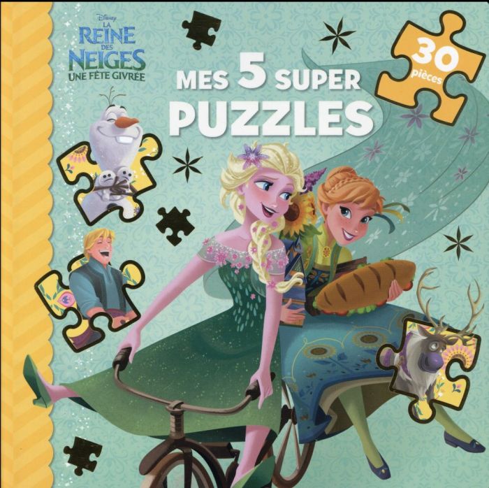 Emprunter Les Reine des Neiges : Une fête givrée. Mes 5 super puzzles (30 pièces) livre
