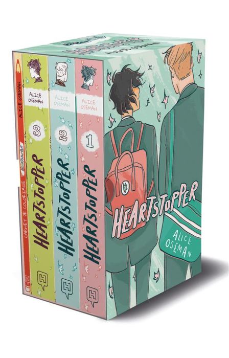 Emprunter Coffret Heartstopper + coloriage offert. Les trois premiers tomes de la série de romans graphiques + livre