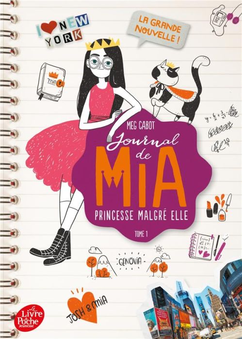 Emprunter JOURNAL DE MIA, PRINCESSE MALGRE ELLE - TOME 1 - LA GRANDE NOUVELLE ! livre