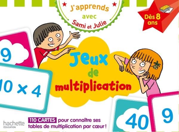 Emprunter Jeux de multiplication. 110 cartes pour connaître ses tables de multiplication par coeur ! livre
