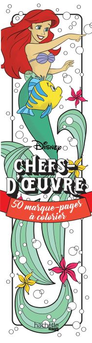 Emprunter DISNEY CHEFS-D'OEUVRE - 50 MARQUE-PAGES A COLORIER livre
