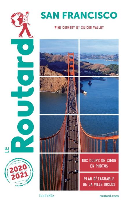 Emprunter San Francisco. Wine Country et Silicon Valley, Edition 2020-2021, avec 1 Plan détachable livre