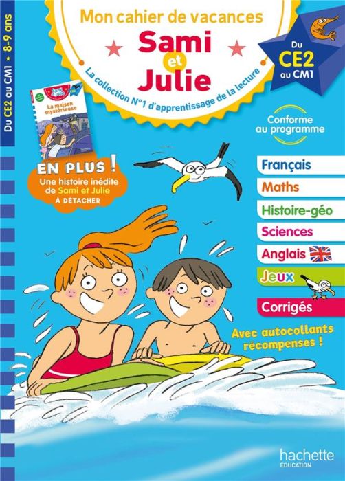 Emprunter Mon cahier de vacances Sami et Julie du CE2 au CM1. Edition 2022 livre