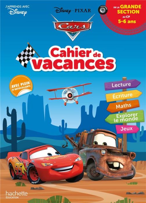 Emprunter Cahier de vacances de la grande section au CP. Disney Pixar Cars, Edition 2022 livre
