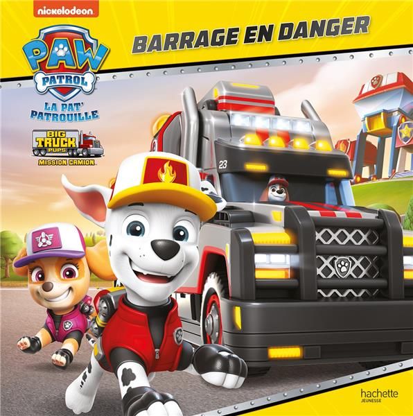 Paw Patrol La Pat' Patrouille. Big Truck Pups - Mission camion : Barrage en  danger - Desfour Aurélie