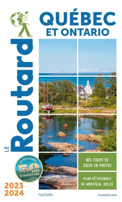 Emprunter Québec et Ontario. Edition 2023-2024. Avec 1 Plan détachable livre