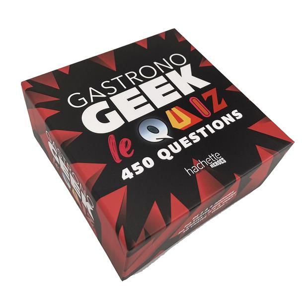 Emprunter Gastronogeek : le quiz. 450 questions. Avec 180 cartes, 4 pions et un plateau de jeu livre
