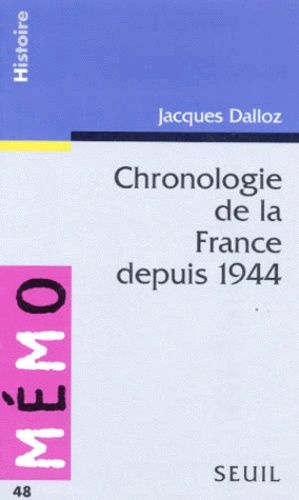 Emprunter Chronologie de la France depuis 1944 livre