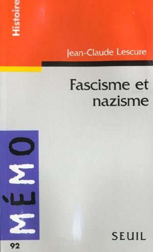 Emprunter Fascisme et nazisme livre