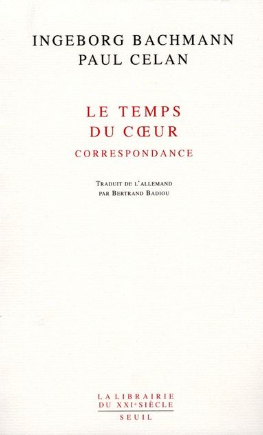 Emprunter Le temps du coeur. Correspondance (1948-1967) livre