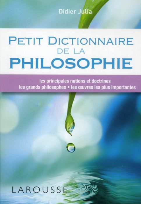 Emprunter Petit dictionnaire de la philosophie livre