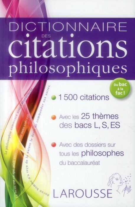 Emprunter Dictionnaire des citations philosophiques livre
