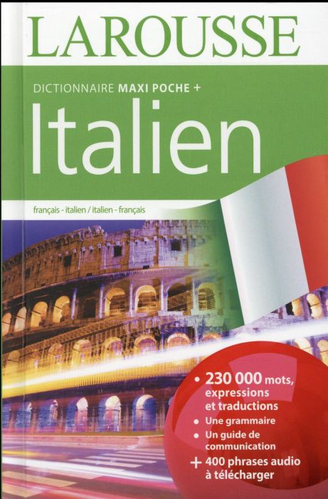 Emprunter Dictionnaire Larousse maxi poche + Italien. Français-Italien/Italien-Français livre