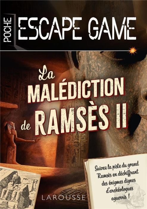 Emprunter ESCAPE GAME DE POCHE LA MALEDICTION DE RAMSES II livre