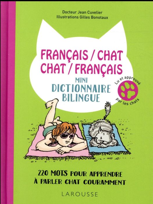Emprunter Français/chat-chat/français. Mini-dictionnaire bilingue - 220 mots pour apprendre à parler chat cour livre