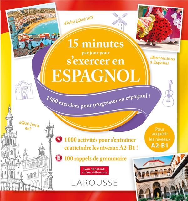 Emprunter 15 minutes par jour pour s'exercer en espagnol livre