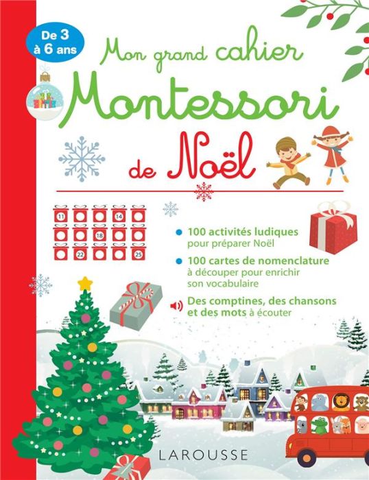 Emprunter Mon grand cahier Montessori de Noël livre