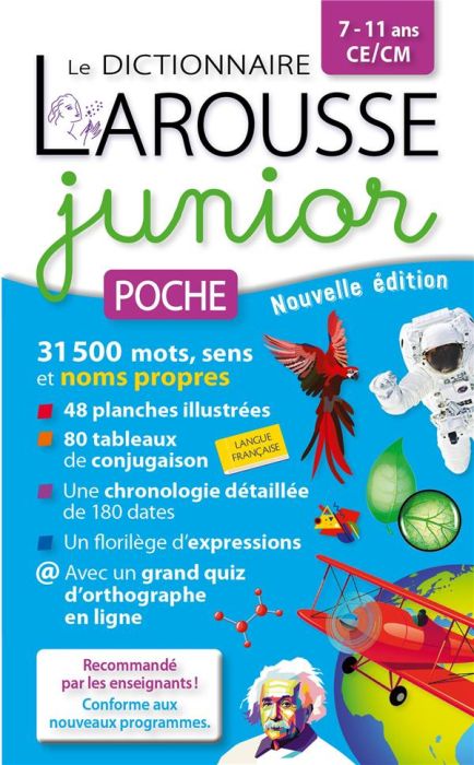 Emprunter Dictionnaire Larousse junior poche. Edition 2021 livre
